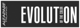 ALFAPARF MILANO EVOLUTION OF THE COLOR trademark