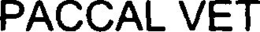 PACCAL VET trademark