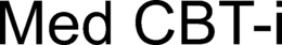 MED CBT-I trademark