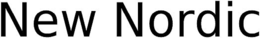 NEW NORDIC trademark
