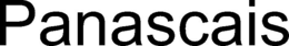 PANASCAIS trademark