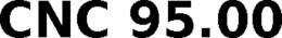 CNC 95.00 trademark
