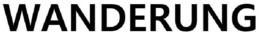 WANDERUNG trademark