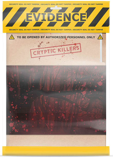 SECURITY SEAL DO NOT TAMPER | SECURITY SEAL DO NOT TAMPER | SECURITY DEAL DO NOT TAMPER EVIDENCE SECURITY SEAL DO NOT TAMPER | SECURITY SEAL DO NOT TAMPER | SECURITY SEAL DO NOT TAMPER ! TO BE OPENED BY AUTHORIZED PERSONNEL ONLY ! CRYPTIC KILLERS trademark