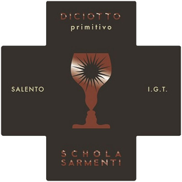 DICIOTTO PRIMITIVO SALENTO I.G.F. SCHOLA SARMENTI trademark