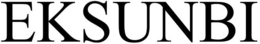 EKSUNBI trademark