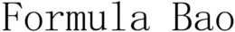 FORMULA BAO trademark