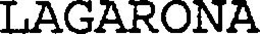 LAGARONA trademark