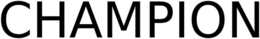 CHAMPION trademark