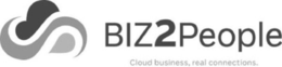 BIZ2PEOPLE CLOUD BUSINESS, REAL CONNECTIONS. trademark