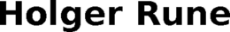 HOLGER RUNE trademark