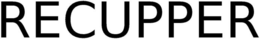 RECUPPER trademark