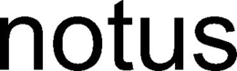 NOTUS trademark