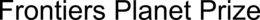 FRONTIERS PLANET PRIZE trademark