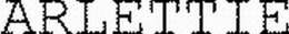 ARLETTIE trademark