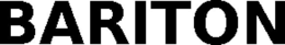BARITON trademark