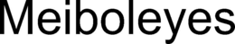 MEIBOLEYES trademark