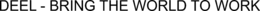 DEEL - BRING THE WORLD TO WORK trademark