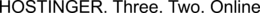 HOSTINGER. THREE. TWO. ONLINE trademark