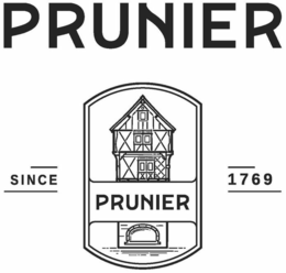 PRUNIER SINCE 1769 PRUNIER trademark