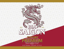 BIA SAIGON EXPORT PREMIUM VIETNAM LAGER STYLE EST. 1875 trademark