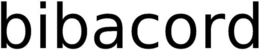 BIBACORD trademark