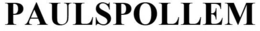 PAULSPOLLEM trademark