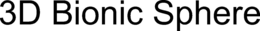 3D BIONIC SPHERE trademark