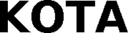 KOTA trademark