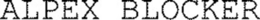 ALPEX BLOCKER trademark