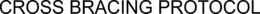 CROSS BRACING PROTOCOL trademark