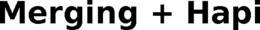 MERGING + HAPI trademark