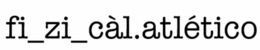 FI_ZI_CÀL.ATLÉTICO trademark