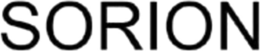 SORION trademark
