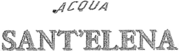 ACQUA SANT'ELENA trademark