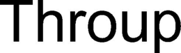 THROUP trademark