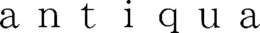 ANTIQUA trademark