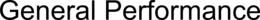 GENERAL PERFORMANCE trademark