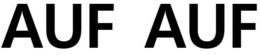 AUF AUF trademark