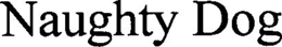 NAUGHTY DOG trademark