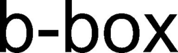B-BOX trademark