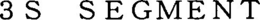 3S SEGMENT trademark