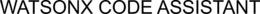 WATSONX CODE ASSISTANT trademark