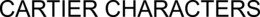 CARTIER CHARACTERS trademark