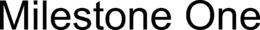 MILESTONE ONE trademark