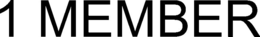 1 MEMBER trademark