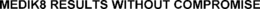 MEDIK8 RESULTS WITHOUT COMPROMISE trademark