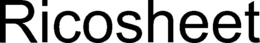 RICOSHEET trademark