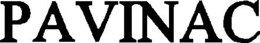 PAVINAC trademark