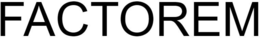 FACTOREM trademark